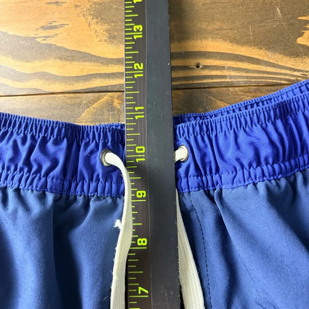 Fair Harbor The Anchor Swim Trunks Mens S Blue Board Shorts Lined 7